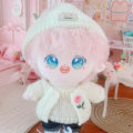 Doll Hole Pants Portable Ornamental Fabric Doll Sweater with A Heart for Pretend Game. 