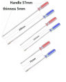 Pack of 6 -  Long & Thin Shaft Screwdriver - Phillips & Flat Head. 
