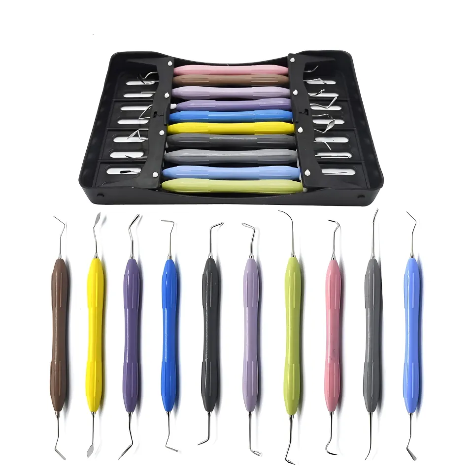 5PCS/Kit Dental Composite Resin Filling Spatulas Kit Resin Filling Kit - Dental
