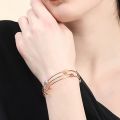 Bracelet - Kara - Bangles - Kada - Ladies Kara - Ladies Bangles - Girls Bracelets - Ladies Bracelet- Stylish Rose gold plated Kara with zircon ball. 