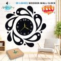 New Leaves Wooden Wall Clock I The New Wooden Wall Clock Big Size I Wall Clock I Wooden Wall Clock I Wall clocks for bedroom I Wall Clocks for drawing room I Wooden Wall Clocks for bedroom. 