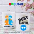 Friendship Mug - best friend - personalize coffee Mug - friends forever - picture mug - Name Mug. 