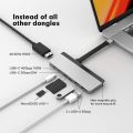 HyperDrive USB C Hub, Sanho Duo 7-in-2 USB-C Adapter. 