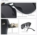 Sunglasses Square Frame with Side Retro Frame For Man & Woman. 