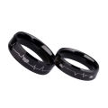 Heart beat Couple Ring Black Challa/Ring For Unisex. 