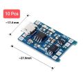 TP4056 Micro USB Lithium Lipo Battery Charging Module with Protected Function Over Charge-Discharge Control Function. 