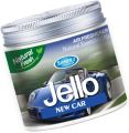 Pack Of 3 Jello Air Freshener 3 Flavor Black Ice, New Car & Vanilla Perfume For Car. 