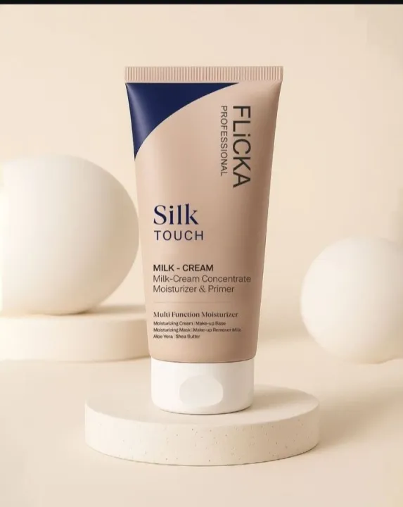 🧴 Flicka Silk Touch Milk Cream – Face Moisturizer & Primer | Radiance ...