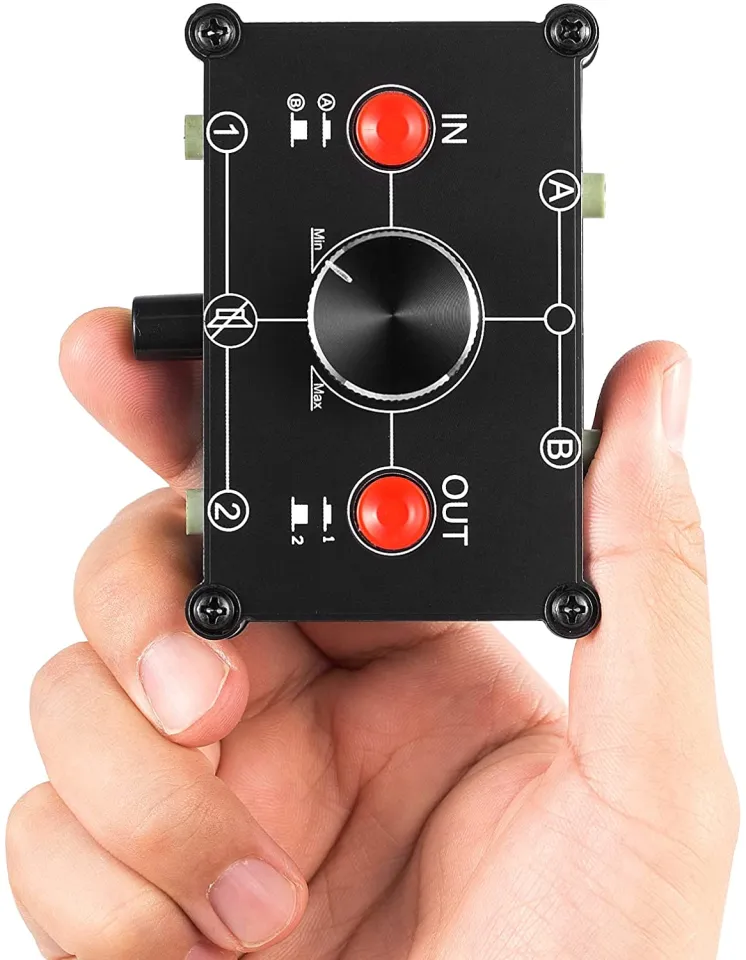 Splitter Audio 3.5 Mm - Switch 1 In 2 Out Per Cuffie, Altoparlanti E PC - Foto 2