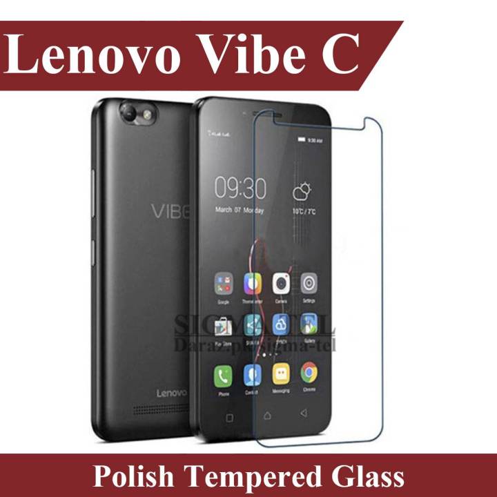 Lenovo Vibe C Tempered Glass Screen Protector Premium High Quality Polish Glass For Vibe C