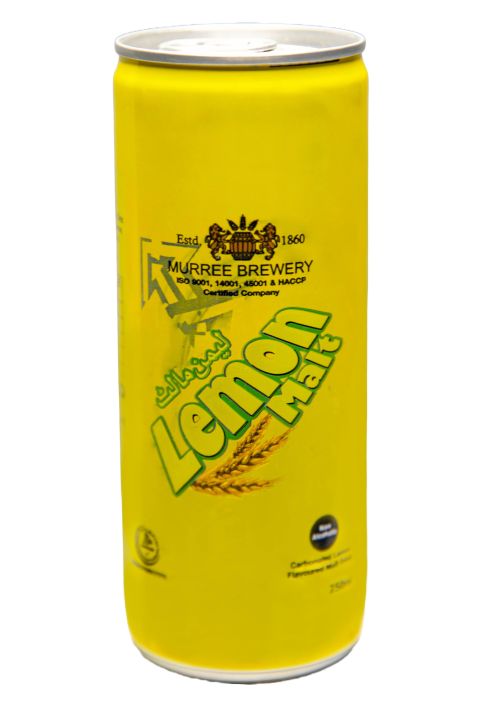 Murree Brewery Lemon Malt 250ml x Pack of 24 Cans