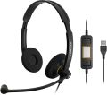 Sennheiser Impact SC60 Noise Cancelling USB Headset in Call Control Dual sided Wearing Design Best for Call Center.. 