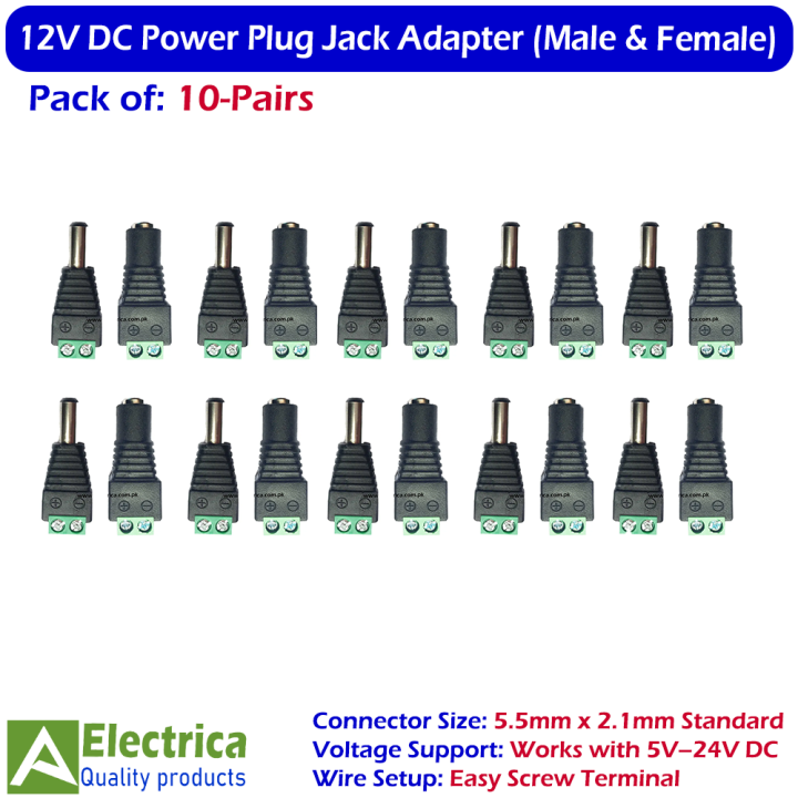 10%20Pairs%20DC%2012V%20Male%20Female%20Power%20Plug%20Jack%20Screw%20Connector%20for%20Camera%20&%20Light%20by%20Electrica%20-%20Image%205