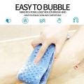 Bath Shower Silicone Body Brush Belt | Soft Exfoliating Back Scrubber | Deep Cleaning Body Brush (Random Color). 