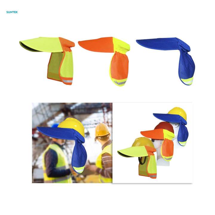 Hard%20Hat%20Shade/%20Neck%20/%20High%20Visibility%20Lightweight%20Breathable%20with%20Reflective%20Strip/%20Neck%20Shade%20Mesh%20Neck%20Cover%20-%20Image%206