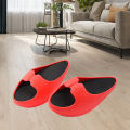 Slimming Slippers Designer Ladies Sandals EVA Lightweight Indoor Thin Leg Red 27x12x12CM. 