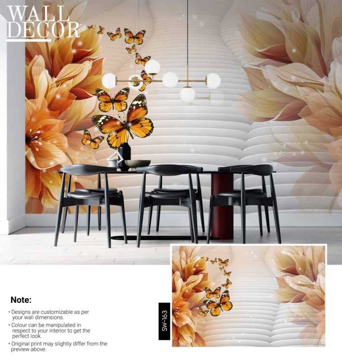Wall Decor Wallpaper Room Decoration Flex 3D Flex Wallpaper 12*12