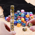 12mm Dice 6 Sided D6 Game Dice 100/50/30/10Pcs Random Colors Two Tone Round Corner Dices Teaching Math PRG Board Game. 