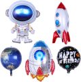 Outer Space Theme Birthday Party Decoration foil set Birthday decoration kit balloons party packs & sets. 