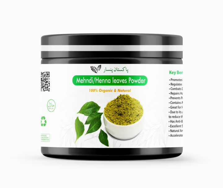 Pure Organic Mehndi / Henna Leaf powder – Pakistan Pansar - Natural