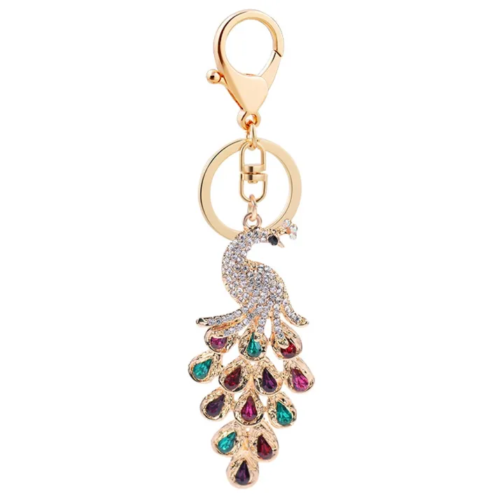 Beautiful%20Peacock%20Rhinestone%20Key%20Chain%20Crystal%20Purse%20Keychain%20Bag%20Key%20Ring%20-%20Image%207