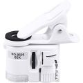 60X Phone Microscope Lens Magnifier Clip With LED Light. 