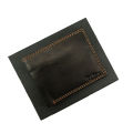 Pocket Size Black Plain Leather Wallet. 