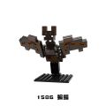 Single Sale Minecraft Figures Building Blocks Mooshroom Slime Guardian Snow Golem Bat Pillager Ravager Assemble Bricks For Children Boys Gift Toys X0298. 