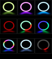 Rechargeable Selfie LED Ring Light - TikTok Light - Musically Light - 36(7 colors mix in one item) Leds smart phone. 