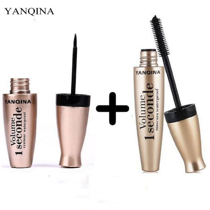 YANQINA NEW Pack of 2 Mascara & Eyeliner