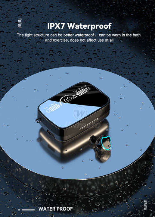 TWS%20M9%20Earbuds%20Bluetooth%205.1%20Wireless%20Earphone%20Sports%20Earbuds%20with%20LED%20Display%20HIFI%20Stereo%20Flashlight%20Phone%20Emergency%20Charging%20With%20Large%20Capacity%20Charging%20Case%20-%20Image%204