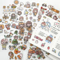 RHS Online Cute Stickers Ins Waterproof Cartoon Sticker Set  Diary Phone Scrapbook Decorate. 