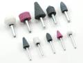 10pcs 3mm & 6mm Ceramic Stone Mounted For Rotary Die Grinder Drill Bit Tool Kit. 