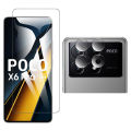 Xiaomi Poco X6 Pro Glass Protector Polish Screen Tempered + Back Rear Camera Protector 9H Gorilla Flexible Protection For Poco X6 Pro. 