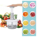 Chopper Food Processor, 2000 MLChopper, Push Chopper, 4-Blade Double Coated Layer Transparent Bowl Mincer || Mixer Best Food Chopper with Mixture Attachment Mincer\Garlic\Onion. 