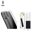 BASEUS  iPhone X / XS Ultra Thin Anti- Fingerprints Anti-Scratch Bubble-Free Back Protector Rear GLASS Film. 
