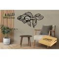 Fish Decorative Wooden Wall Panel / Frame for Home and Office. 