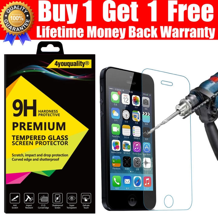 Real Tempered Glass Screen Protector For Apple Iphone
