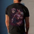Jujutsu Kaisen Tshirt Whimsy Print Tee For Anime Boys And Girls Digital Printed. 