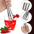 8Inch and 10Inch Stainless Steel Muddler for Cocktails,Old Fashioned Cocktail Muddler Bar Supplies. 