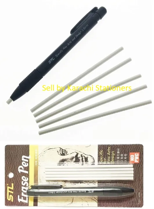 STL%20Eraser%20Pen%20with%205%20Extra%20Refills%20Specific%20for%20Fine%20Arts%20Design%20Pen%20type%20clutch%20eraser%20Macaron%20Eraser%203.8mm%20Tombow%20Mono%20sketching%20eraser%20PVC%20Free%20Eraser%20round%20refillable%20precision%20Sketch%20Writing%20Drawing%20-%20Image%202