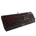 "LESHP Mechanical Gaming Keyboard: 2.4GHz USB Backlit, Striking Red LED Colors, 104 Keys, No Driver Required – Unleash Precision and Style in Black!". 