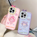 For OPPO A17/A17K Back Cover Cartoon Cute Girl Fairy Pattern Phone Case Monster Lens Phone Shell Soft Protective Cover Shockproof Cellphone Casing. 