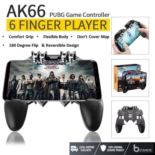Latest PUBG Mobile AK 66 Gamepad Remote Controller Joystick for ios and Android - PUBG CONTROLLER