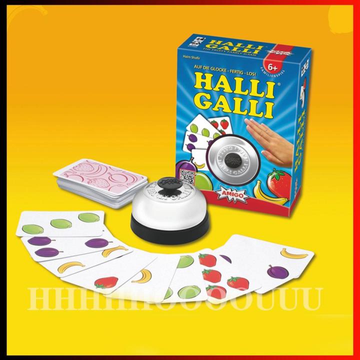 Board Game AMIGO Halli Galli on The Bell Complete Los! Card Game Children Family