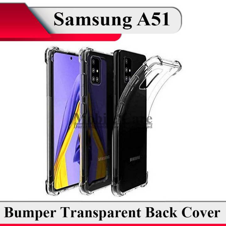 Samsung A51 Back Cover Transparent Extra Bumper Anti Shock Soft Crystal Clear Case For Galaxy A51