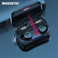 M10 TWS Wireless Bluetooth Earbuds with Touch Control and LED Display. 