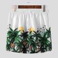 FN Men Coconut Tree Printed Short Suit. 