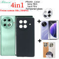 BLKNAIM (4-in-1) NEW For Tecno camon 30s/30S Pro Case Angel's Eye Mobile Phone case +Tempered glass + Carbon Fiber Back Film+Lens Film. 