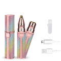2 in 1 Face & Eyebrow Hair Removal Machine for Flawless Skin Women Painless Facial Hair Remover Ladies Trimmer Shaver Razor with With Heavy Duty Battery, Imported USB Cable for Peach Fuzz Fine Hair Chin Eyebrows Cheek Upper Lip. 